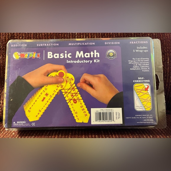Learning Wrap-Ups Self-Correcting Basic Math Introductory Kit - Grade Level K-5 - Picture 2 of 3